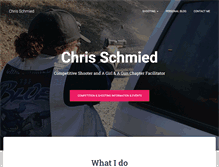 Tablet Screenshot of chrisschmied.com